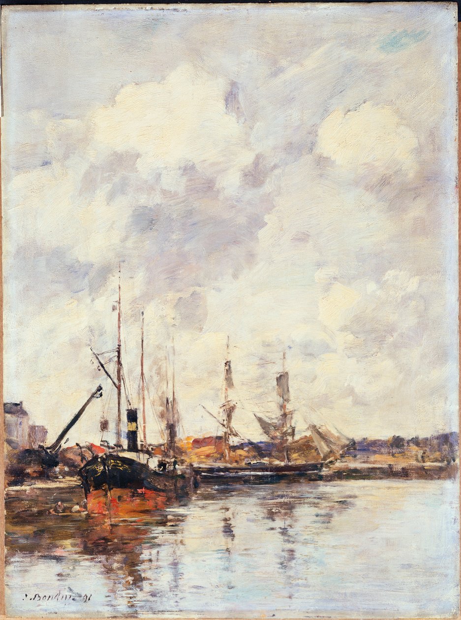 Il bacino, 1891 da Eugene Louis Boudin