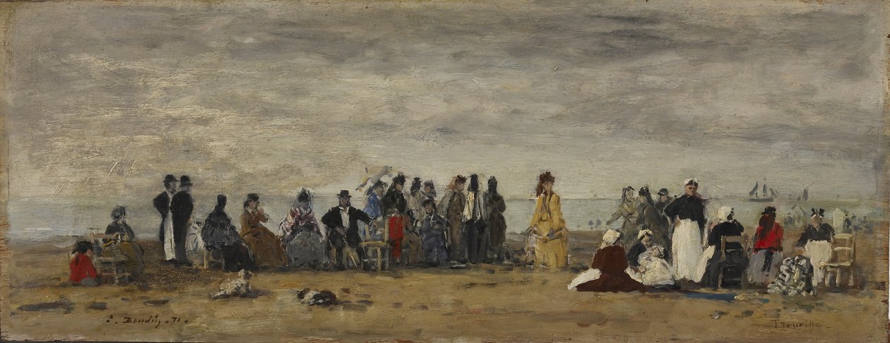Trouville da Eugene Louis Boudin