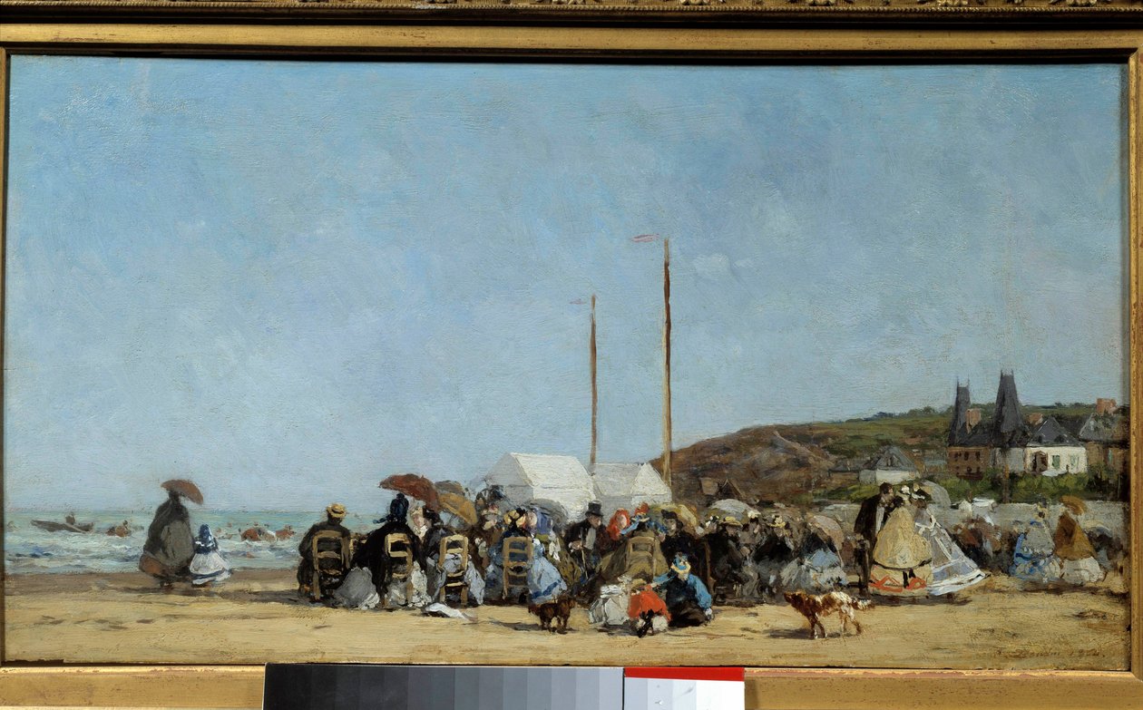 Spiaggia di Trouville da Eugene Louis Boudin