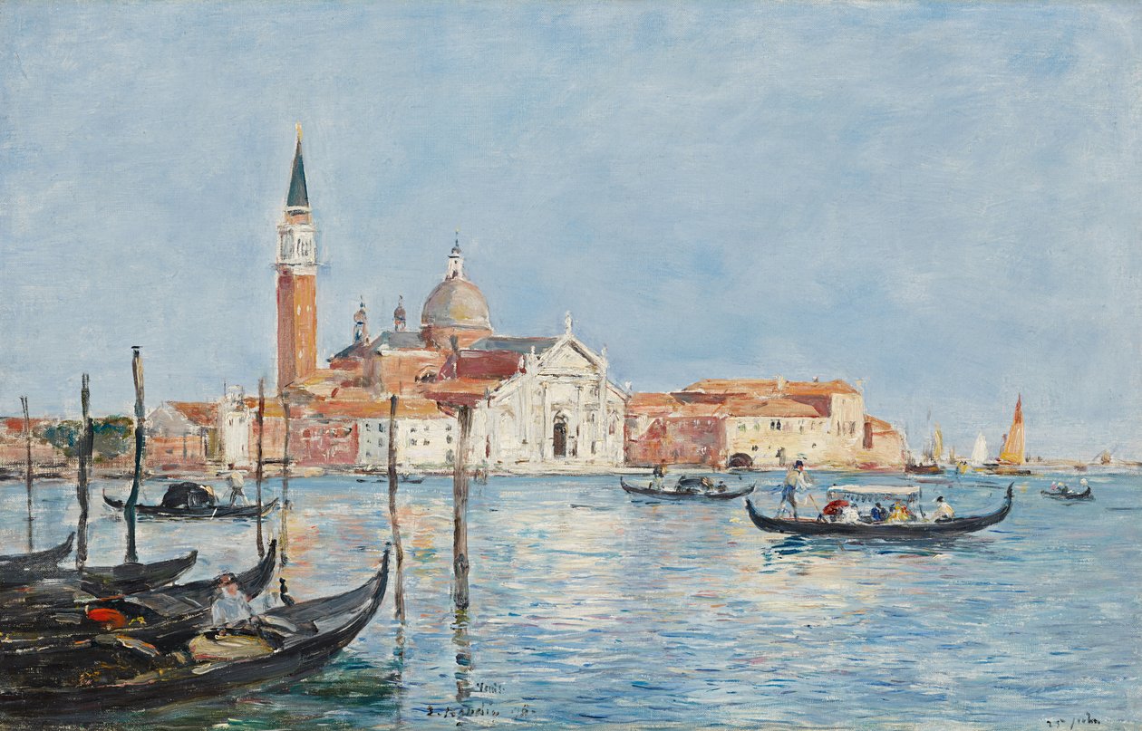 Venezia, chiesa di San Giorgio da Eugene Louis Boudin
