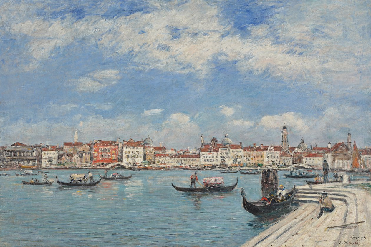 Venezia, vista da San Giorgio da Eugene Louis Boudin