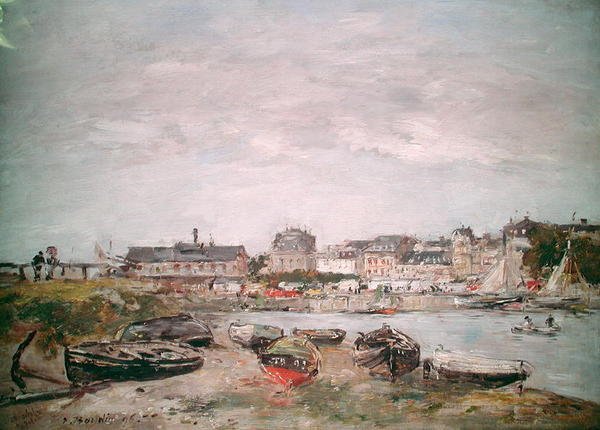 Veduta del Porto, Trouville da Eugene Louis Boudin