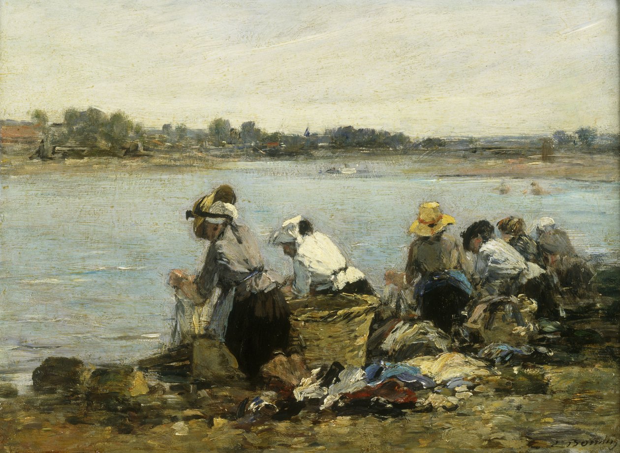 Lavandaie a la Torque da Eugene Louis Boudin