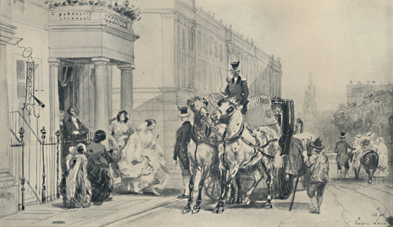 In Eaton Square, 1850, 1920 da Eugene Louis Lami