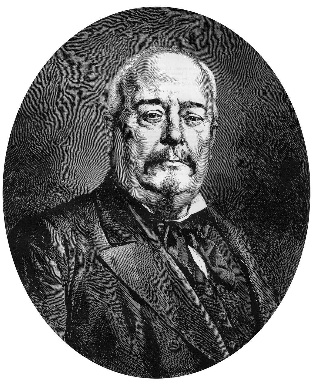 Francois-Achille Bazaine, incisione da foto di Maunoury da Eugene Manoury
