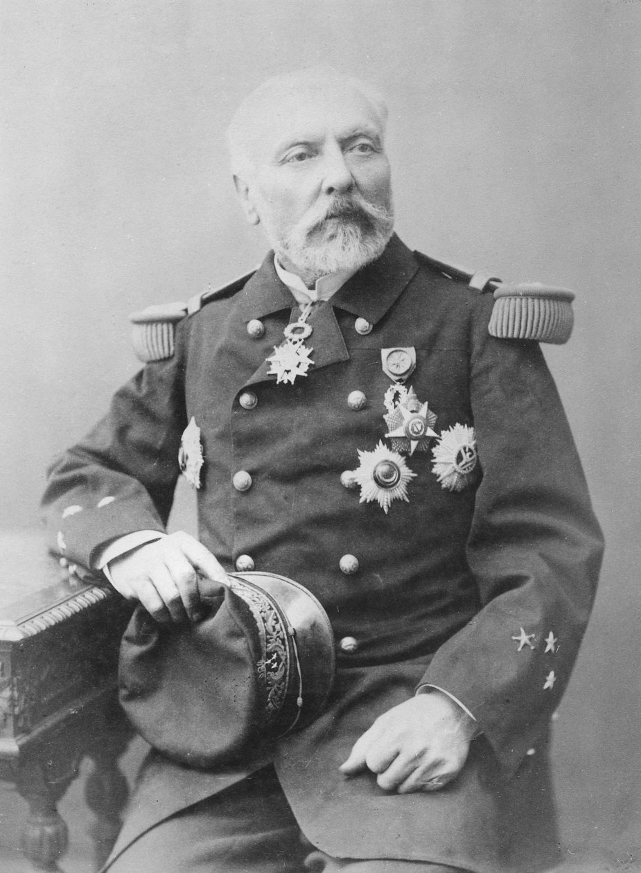 Ritratto di Hyacinthe Laurent Théophile Aube da Eugene Pirou