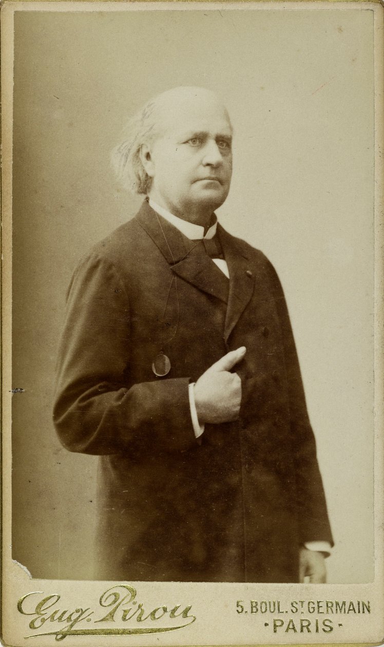 Ritratto di Leconte de Lisle 1818-1894, c. 1870 da Eugene Pirou