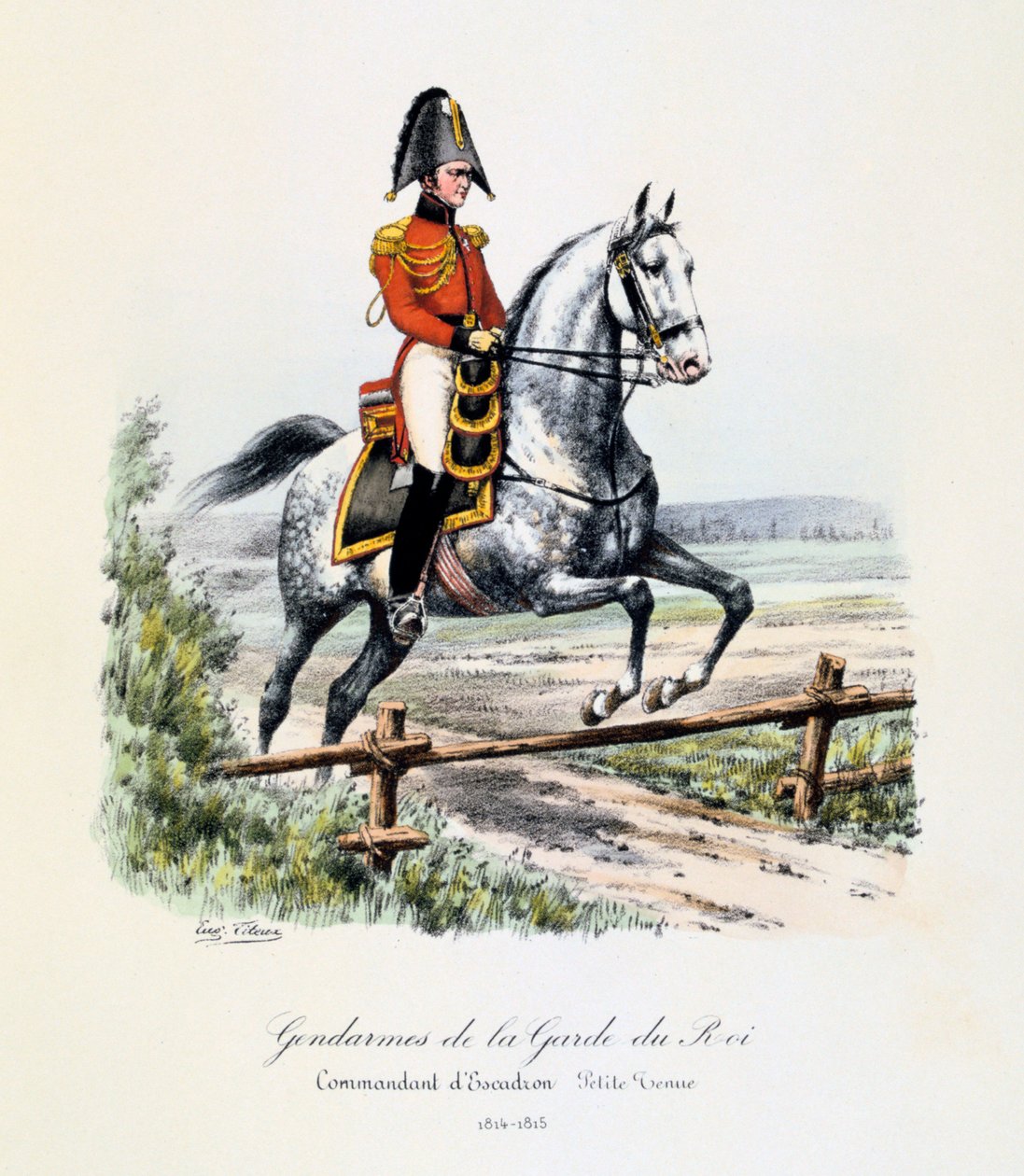 Gendarmi della Guardia del Re, Comandante d