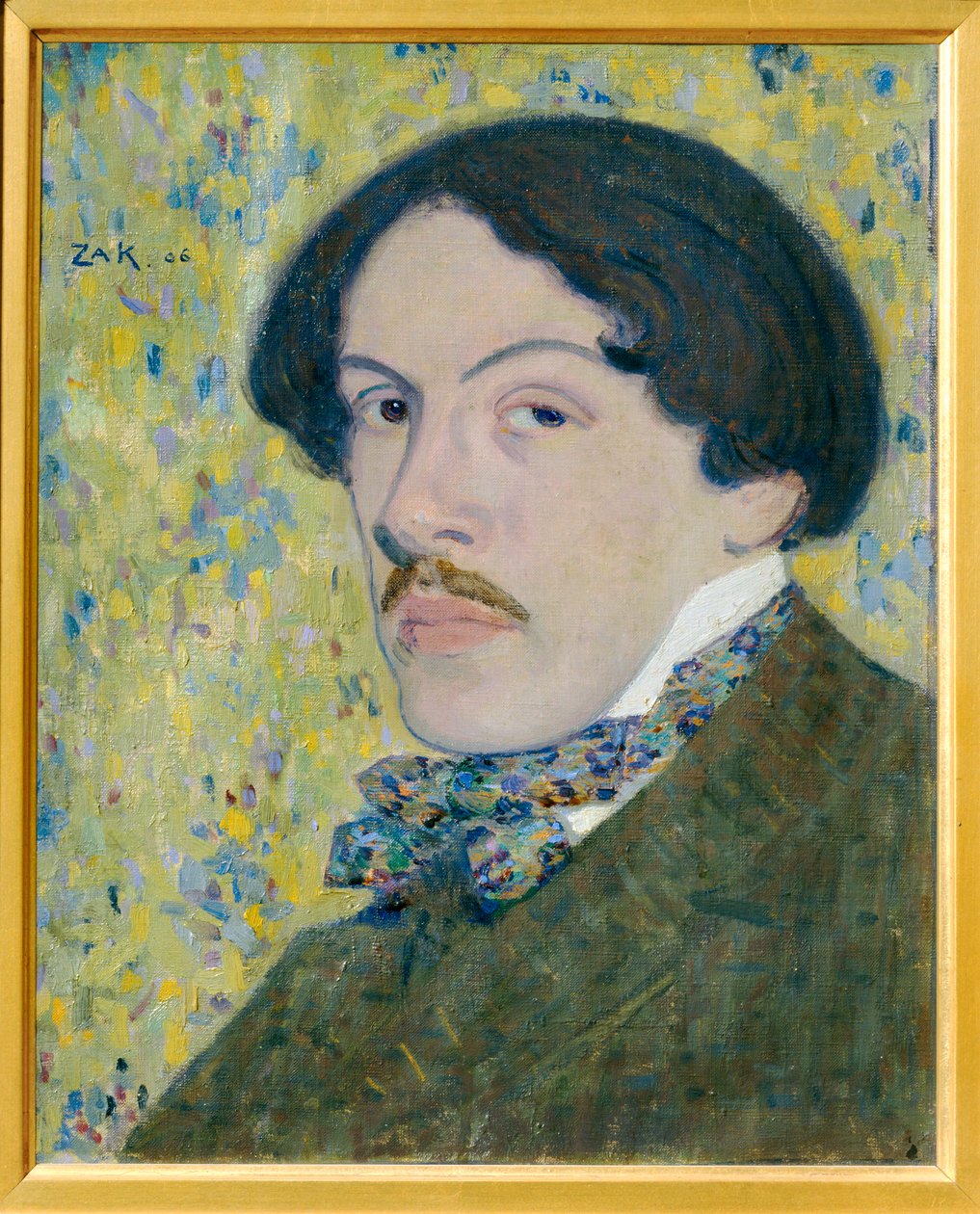 Portrait du peintre Leopold Gottlieb - Ritratto del pittore Leopold Gottlieb ... da Eugene Zak