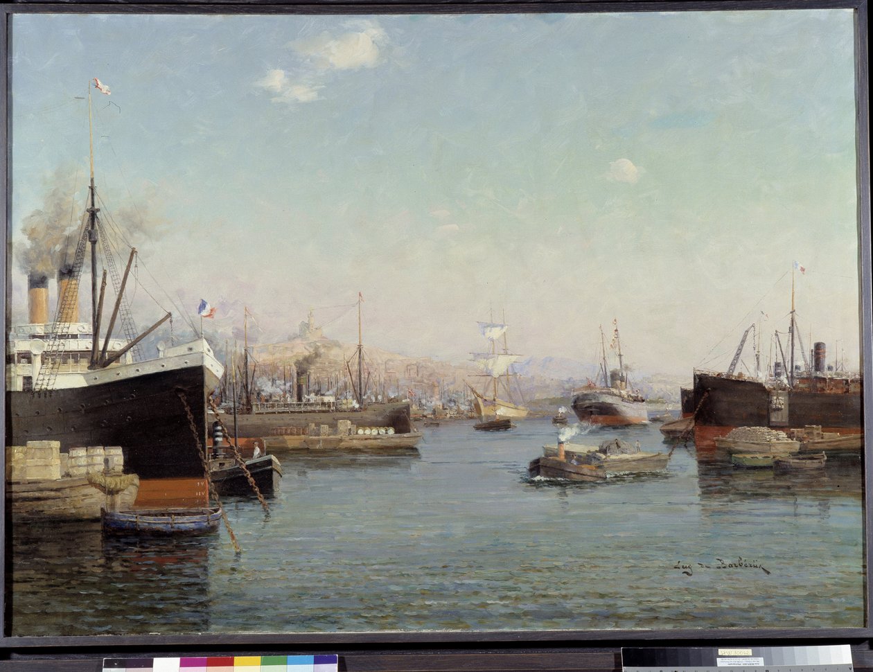 Il porto di la Joliette da Eugene de Barberis