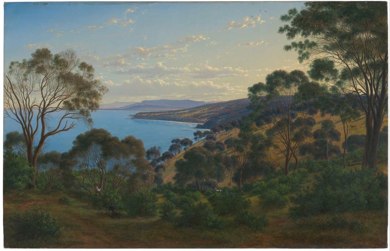 I monti Dandenong da "Beleura da Eugene von Guérard