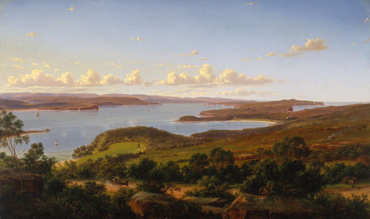 Teste di Sydney da Eugene von Guérard