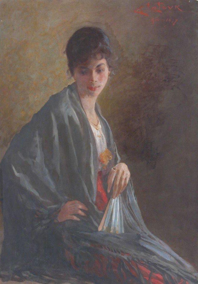 Donna spagnola da Eugenio Latour