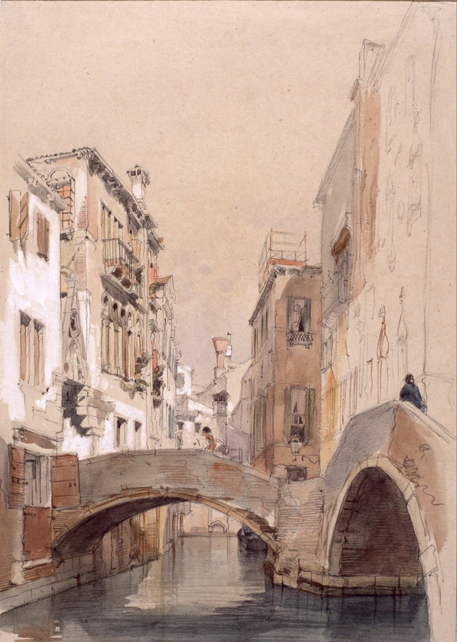 Un canale di Venezia da Eugenio Lucas Velázquez