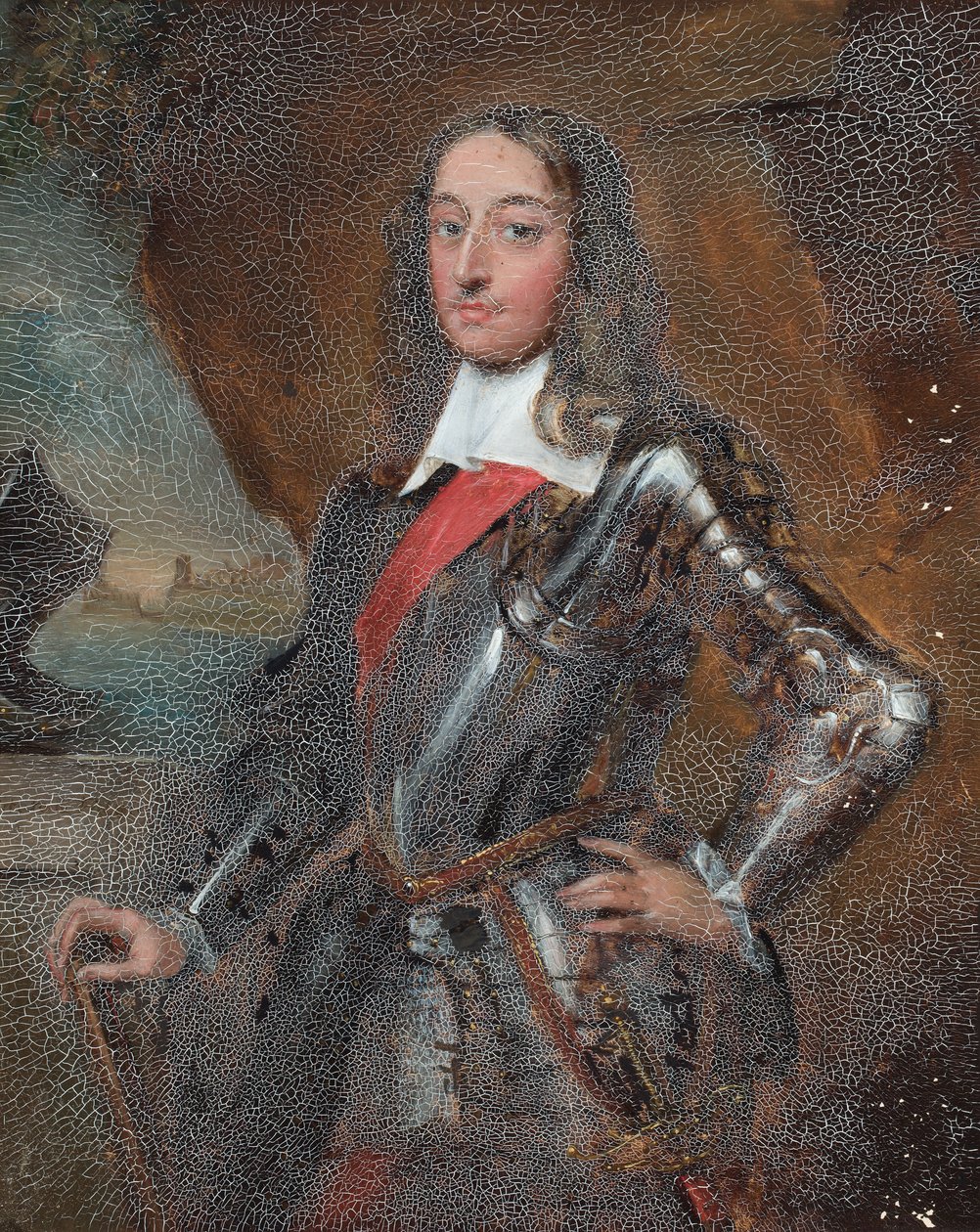 Ritratto di Sir Edward Harley (olio su carta) da Eugenio Latilla