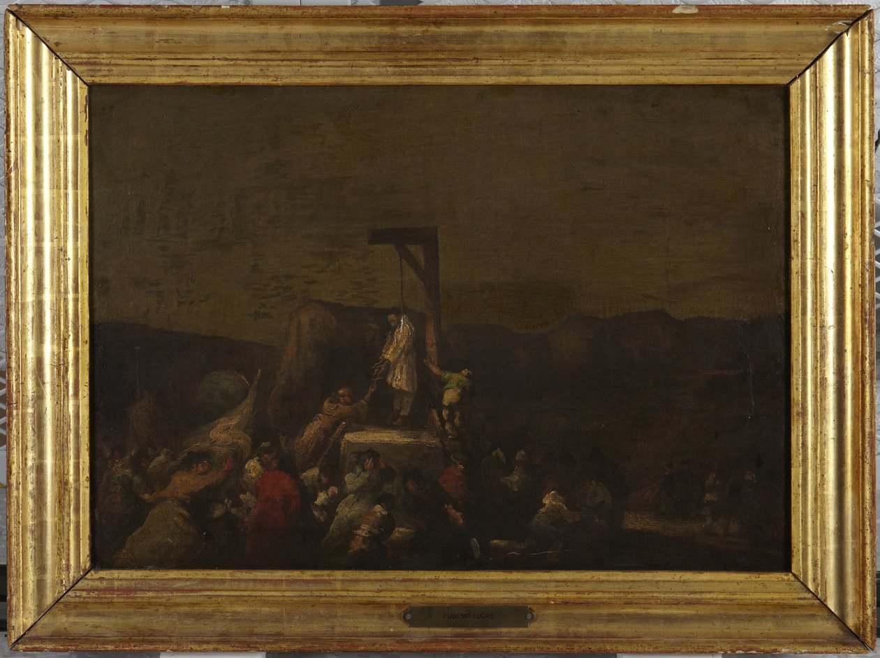 Die Hinrichtung da Eugenio Lucas Velázquez