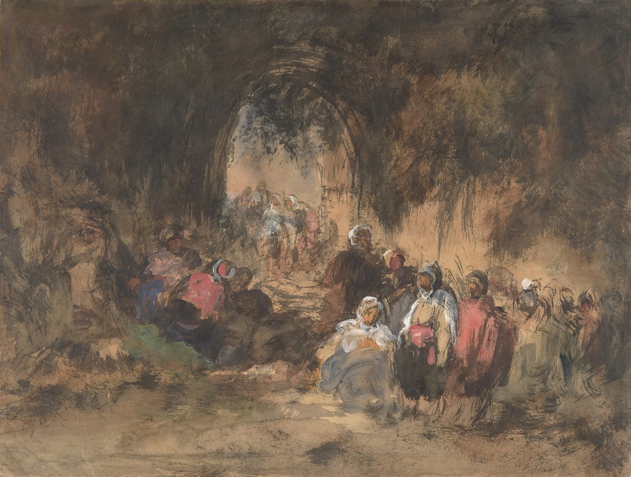 Arabi a riposo, 1817-70 da Eugenio Lucas Villamil
