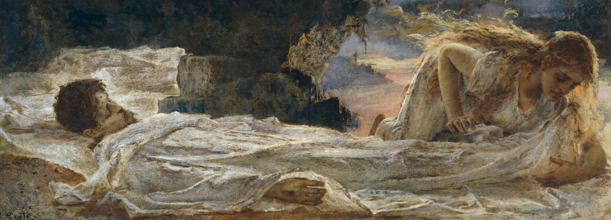 Cristo e Maria Maddalena da Eugenio Prati