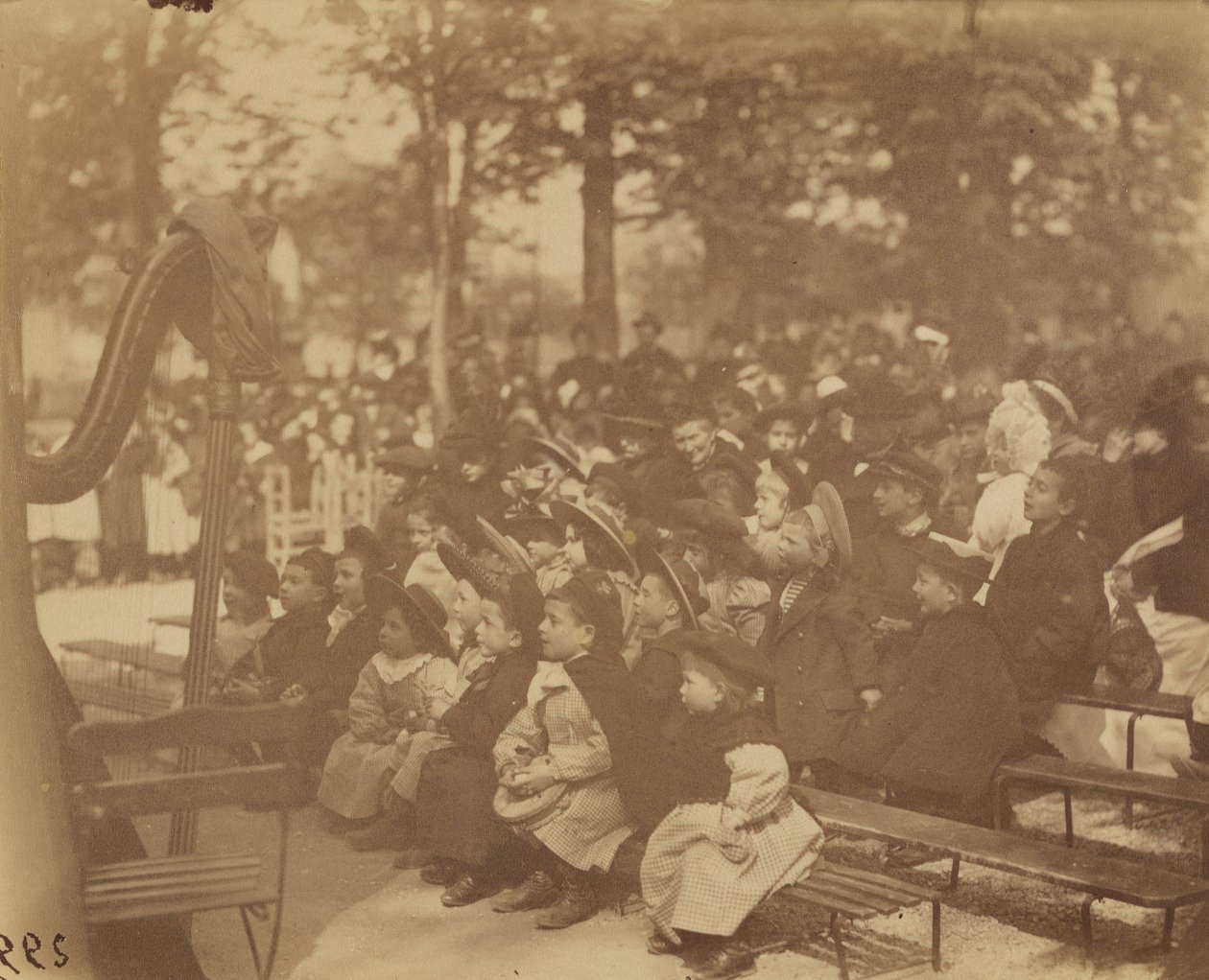 (Guignol, Jardin du Luxembourg) da Eugène Atget