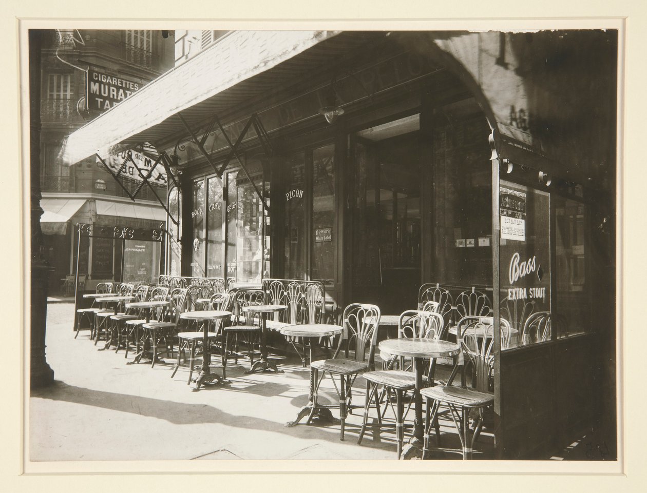 Caffè - Avenue de la Grande Armée da Eugène Atget