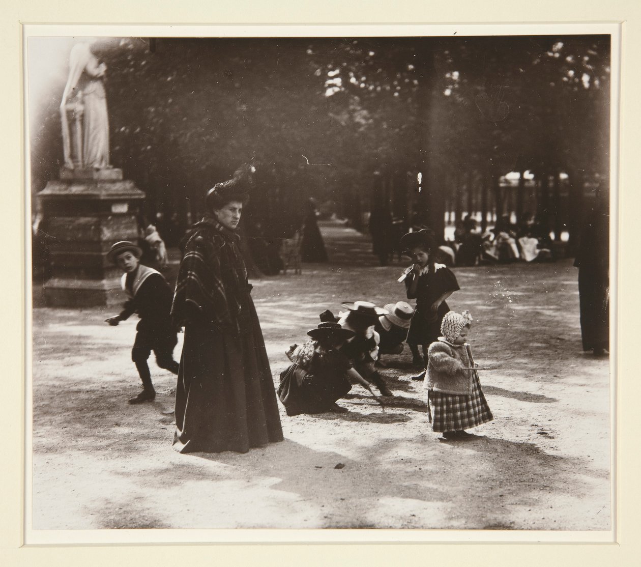 Bambini - Giardino del Lussemburgo da Eugène Atget