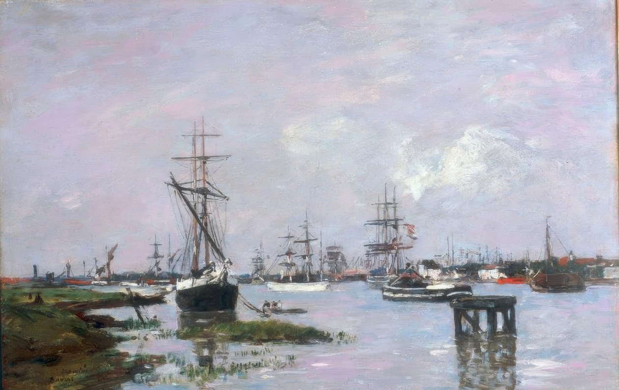 Anversa, il porto da Eugene Louis Boudin