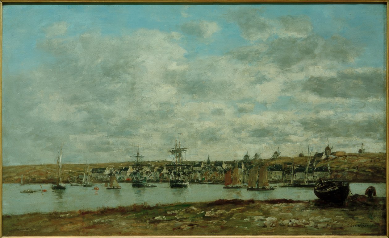 Porto di Camaret da Eugene Louis Boudin