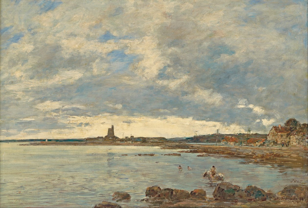 San Vaast-la-Hougue da Eugene Louis Boudin