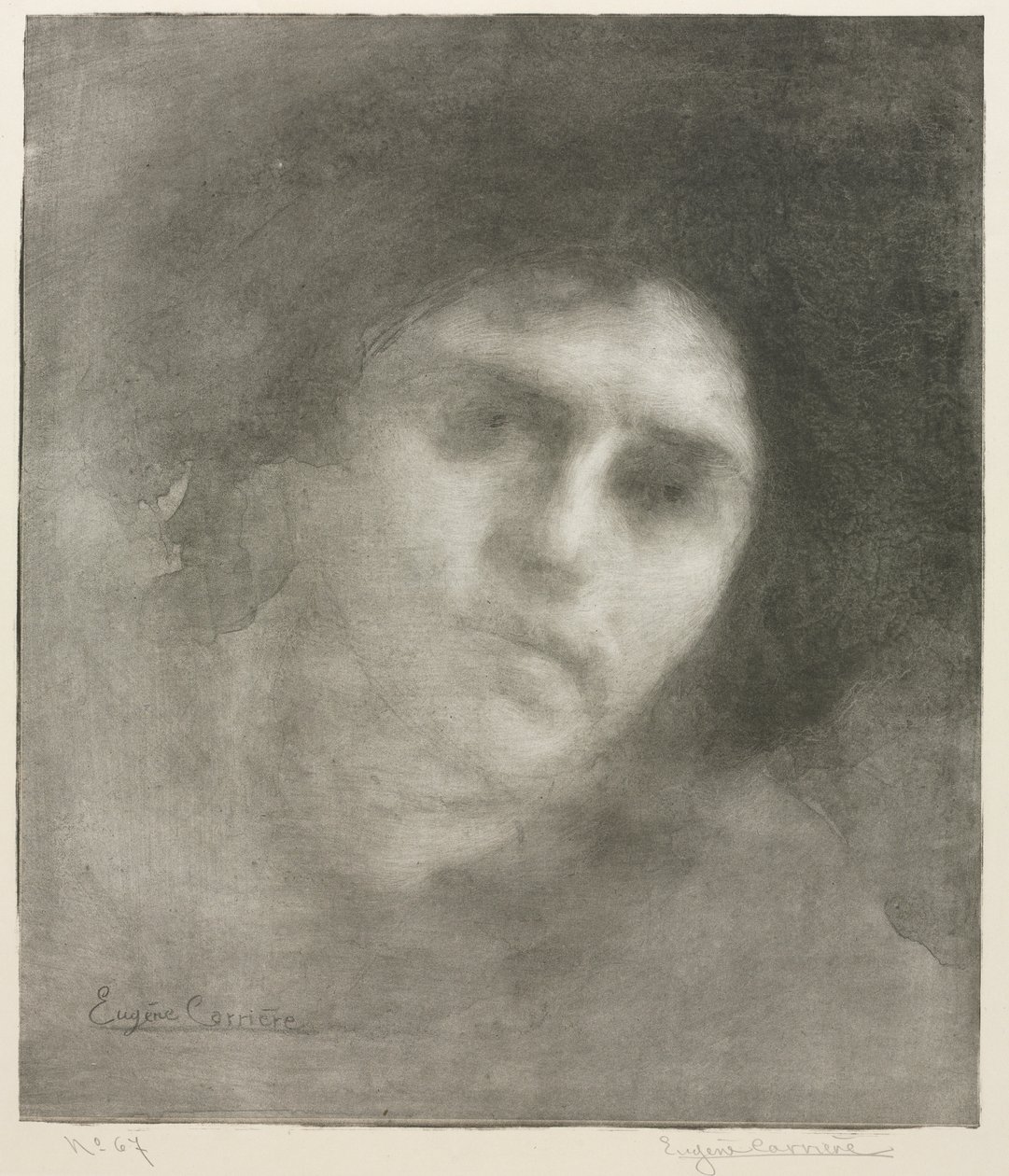 Madame Eugène Carrière (grande tavola) da Eugène Carrière