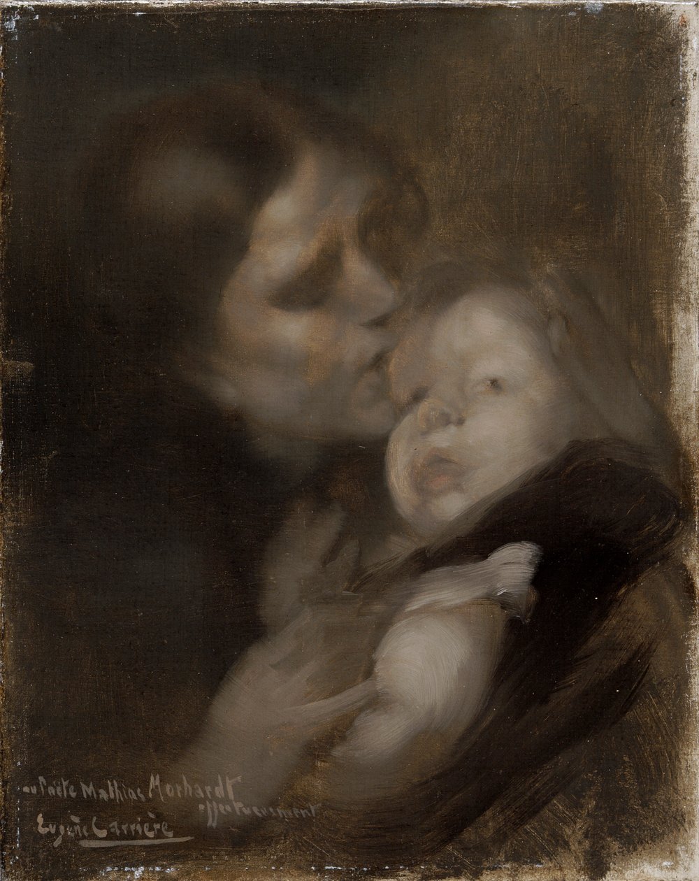 Madre e figlio da Eugène Carrière