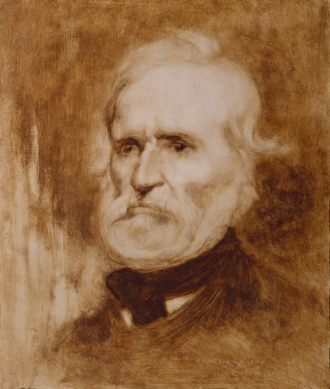 Ritratto di Louis-Auguste Blanqui 1805-1881, c. 1880 da Eugène Carrière