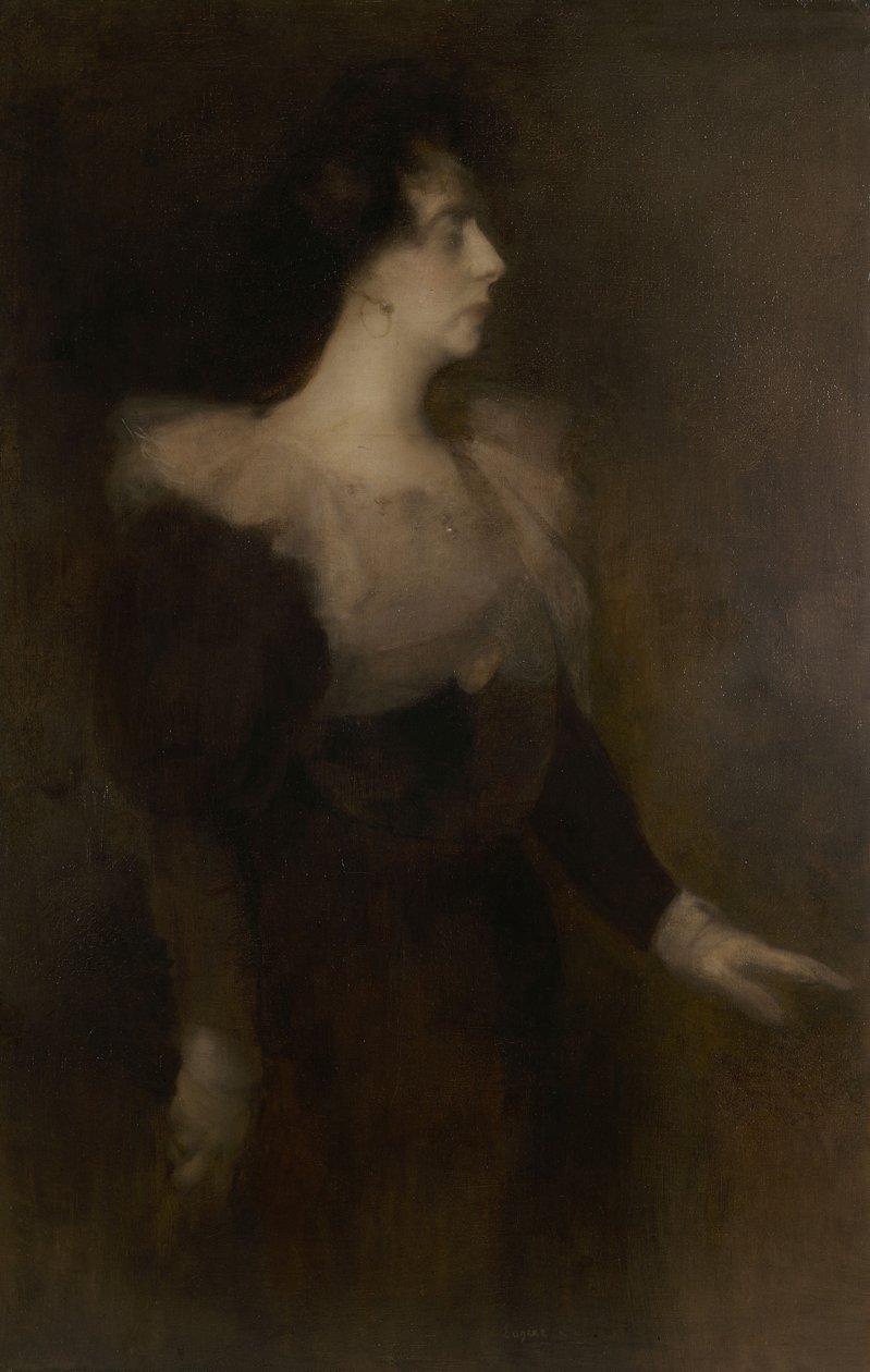 Ritratto di Pauline Ménard-Dorian, c. 1890 da Eugène Carrière