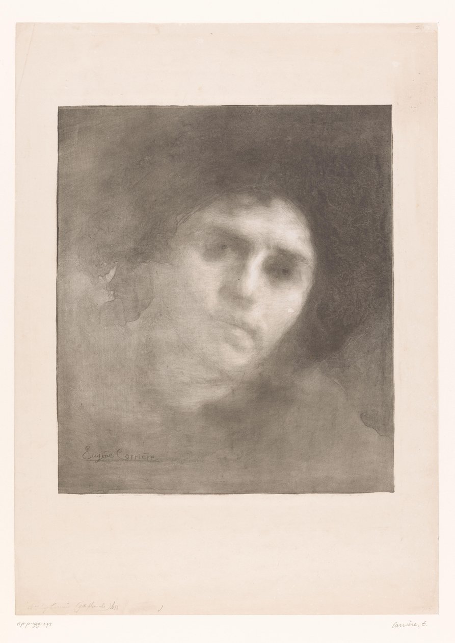 Ritratto di Madame Carrière da Eugène Carrière