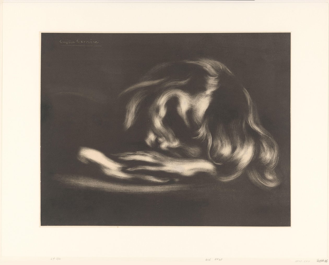 Ragazza che dorme da Eugène Carrière