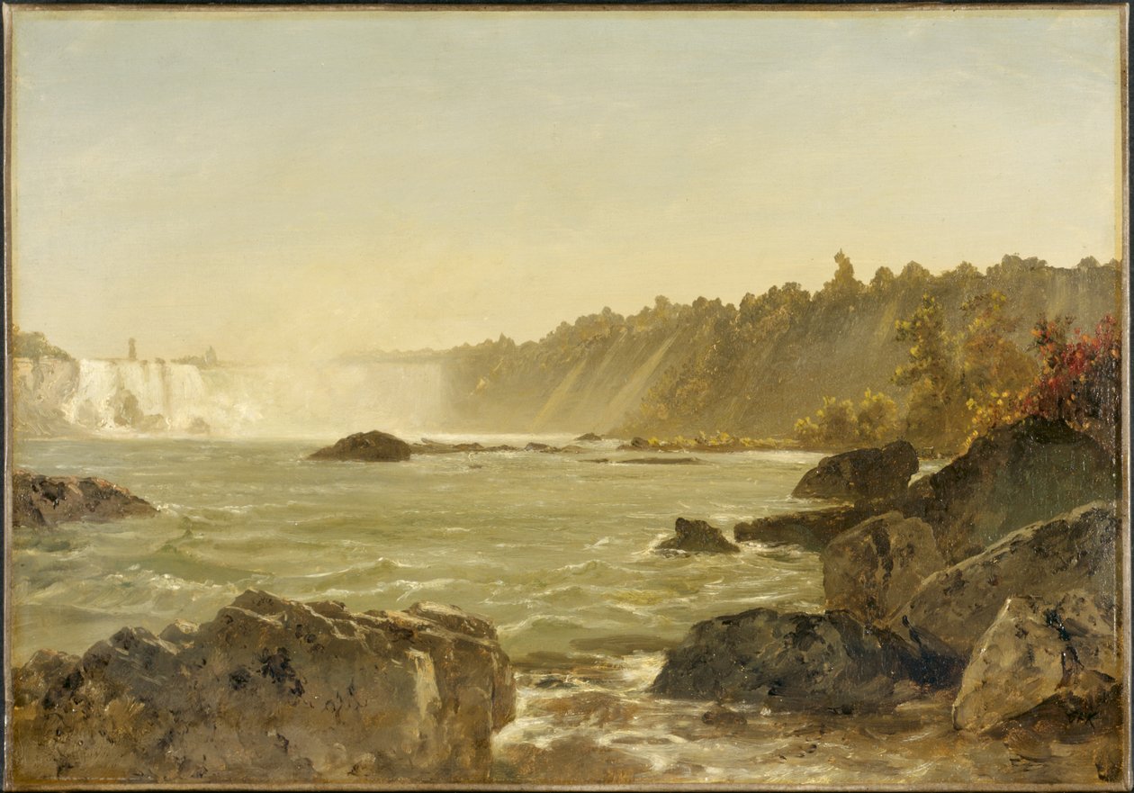 Veduta delle cascate del Niagara da Eugène Colliau