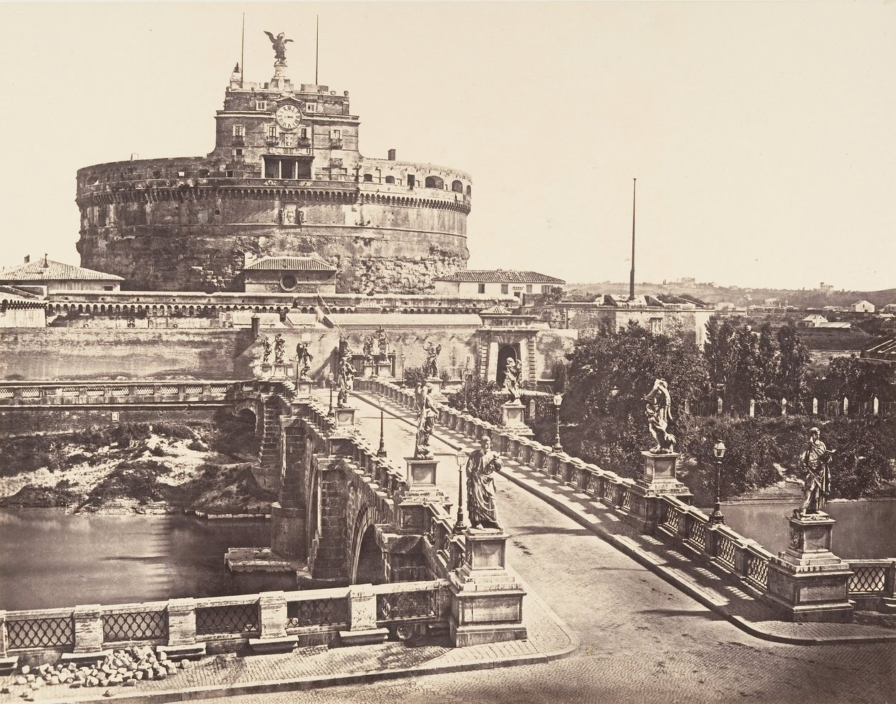 Ponte e Castel S. Angelo da Eugène Constant