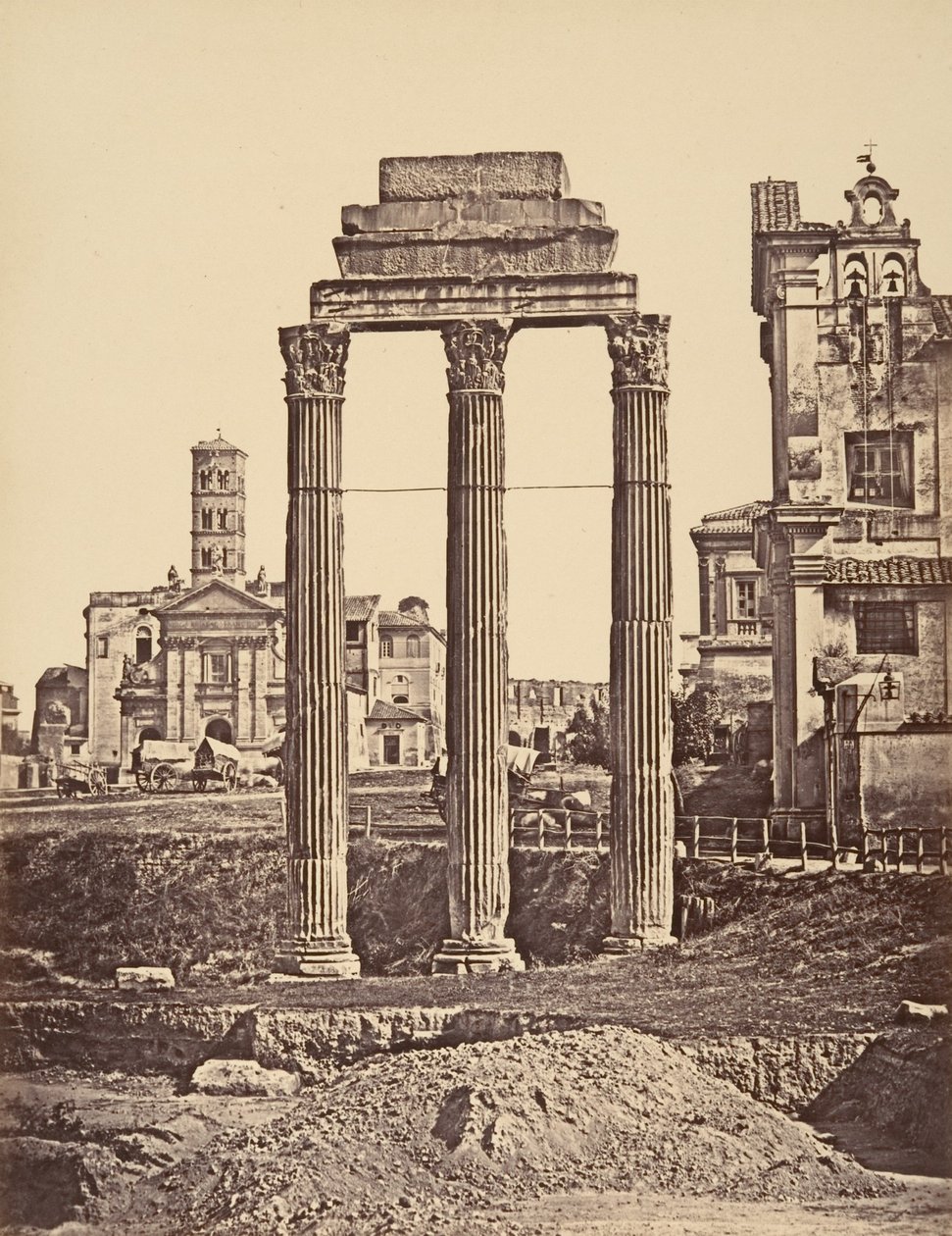 Rovine del Foro, 1848-52 da Eugène Constant