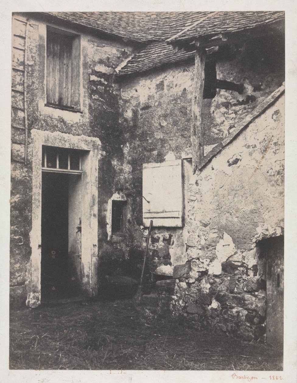 Cortile della fattoria da Eugène Cuvelier