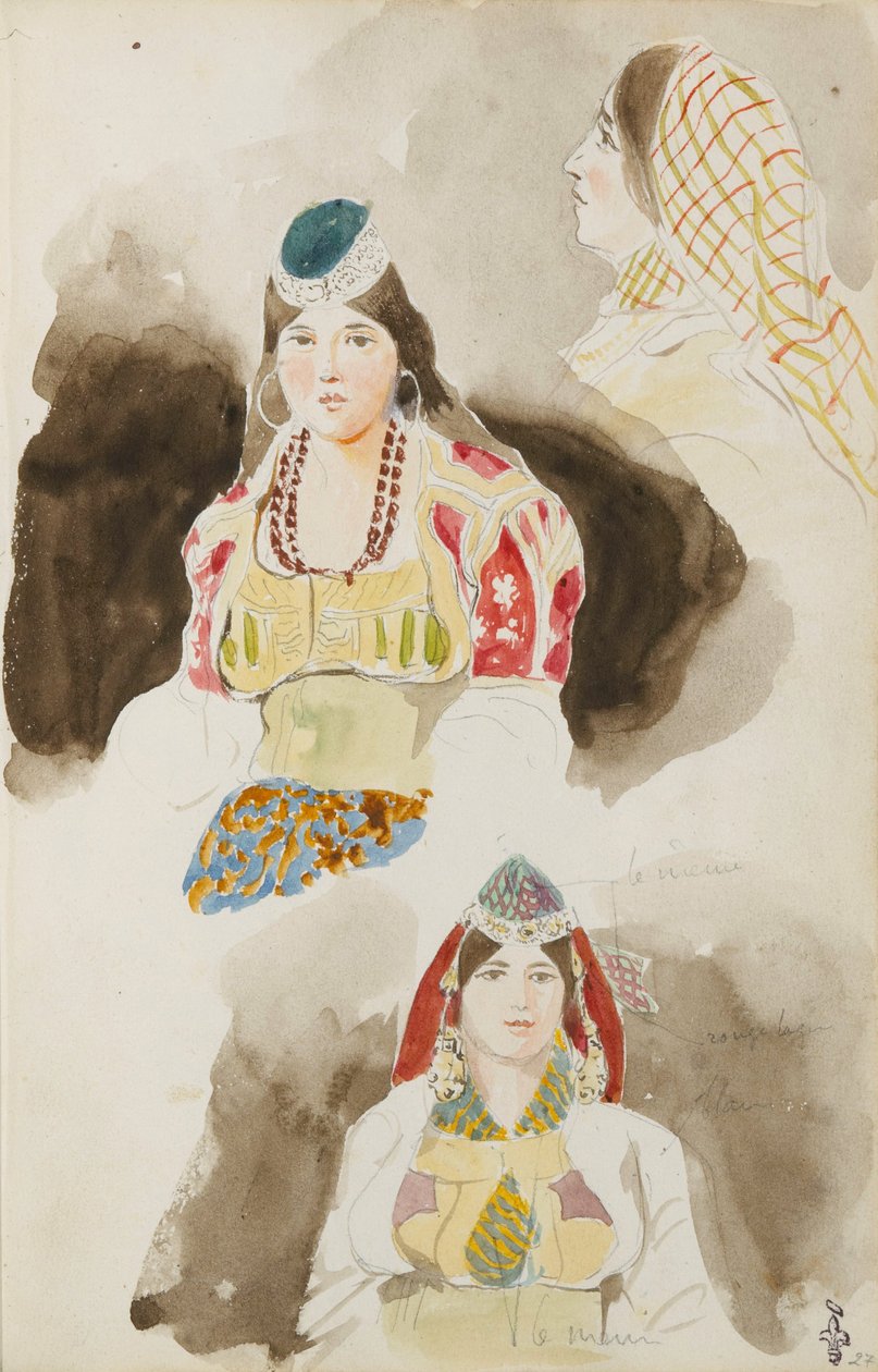 Album di viaggio sul Marocco da Eugène Delacroix