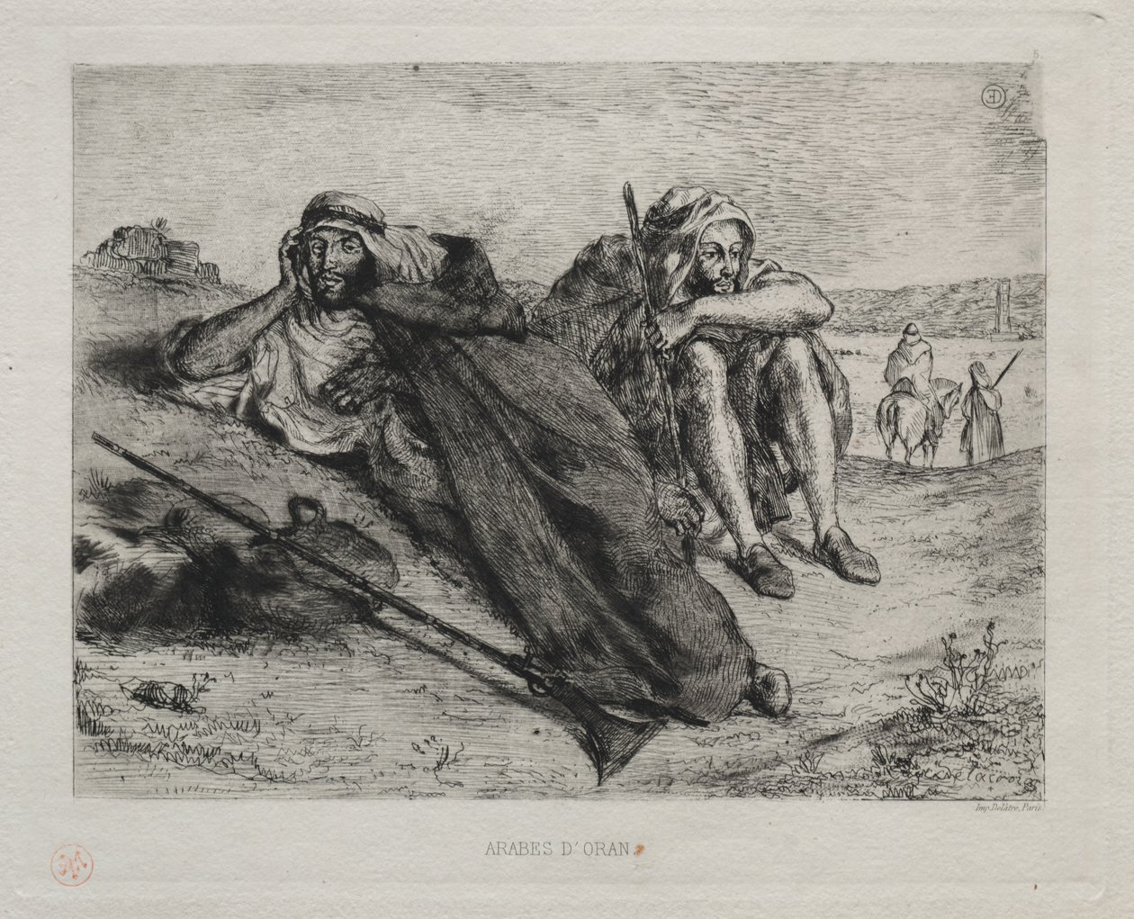 Arabi di Orano da Eugène Delacroix
