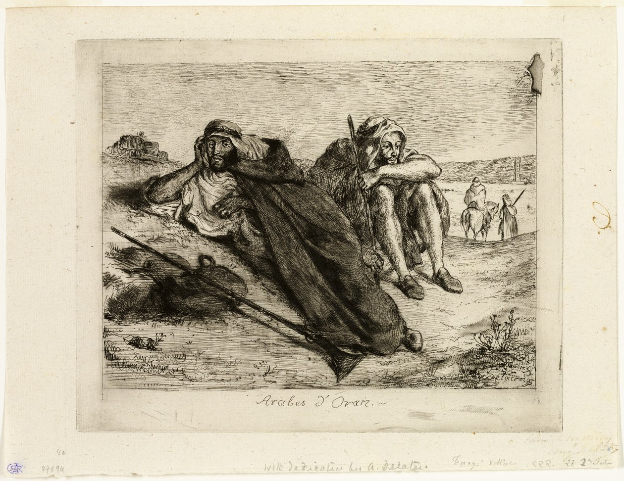 Arabi di Orano da Eugène Delacroix