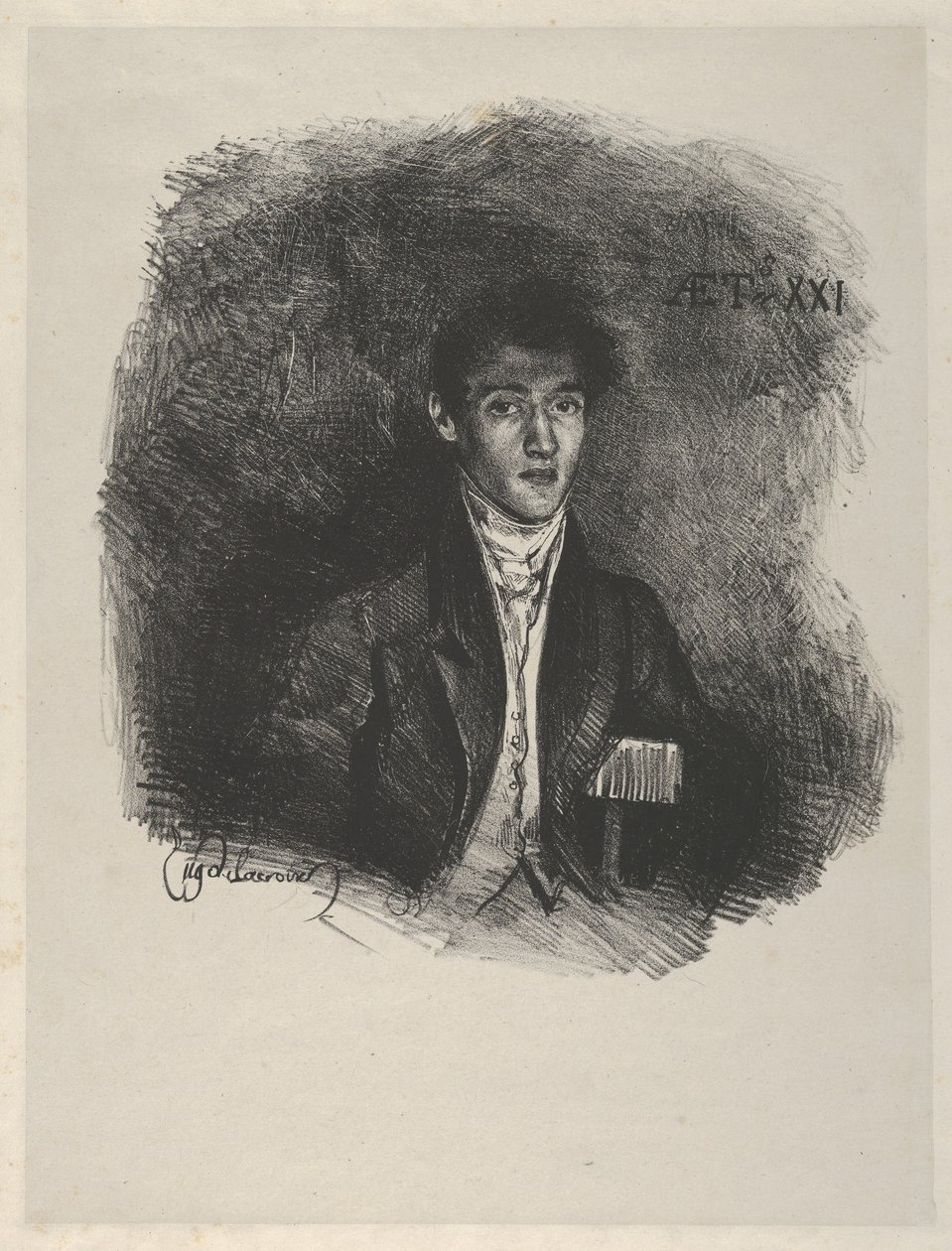 Barone Schwiter Louis Auguste Schwiter, 1805-1889 da Eugène Delacroix