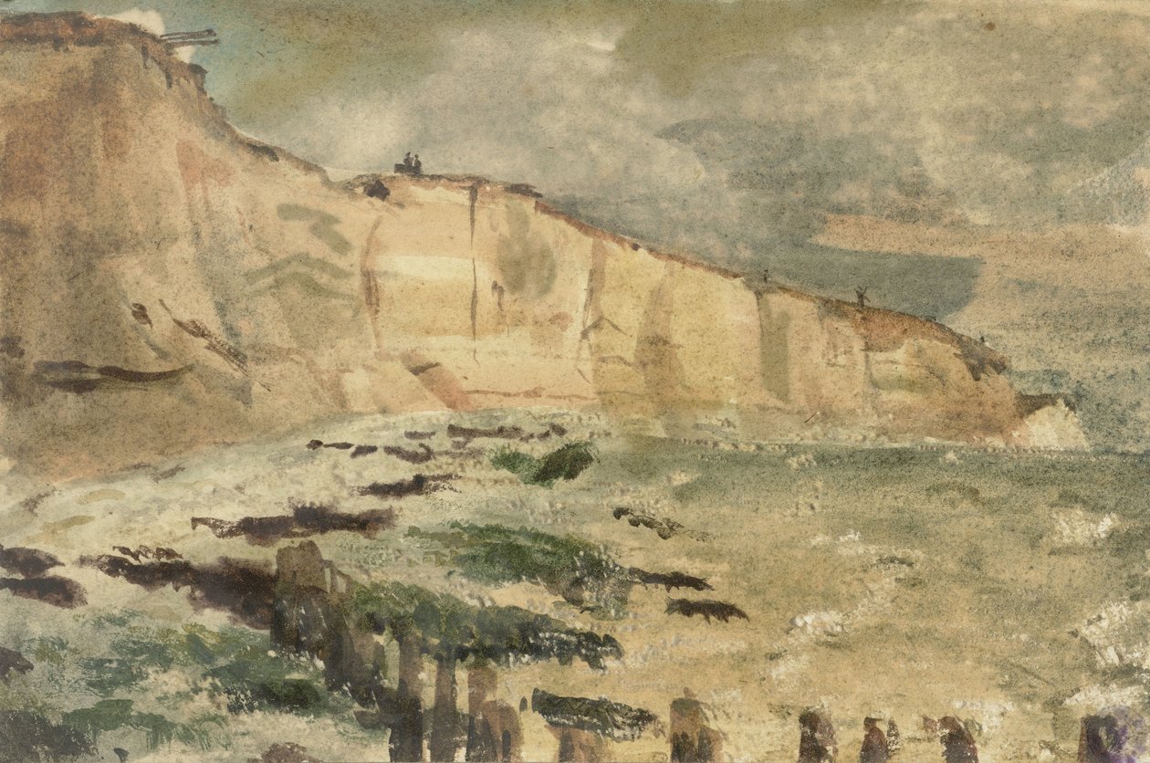 Le scogliere di gesso a Dieppe da Eugène Delacroix