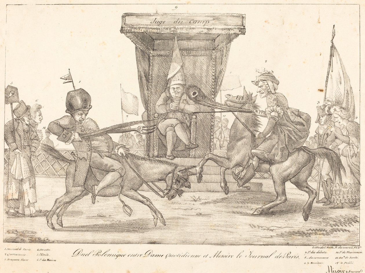 Duello polemico da Eugène Delacroix