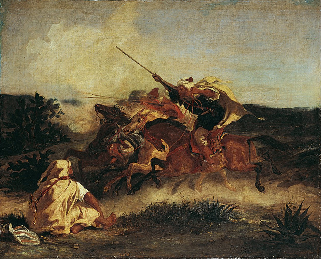 Fantasia Araba da Ferdinand Victor Eugene Delacroix
