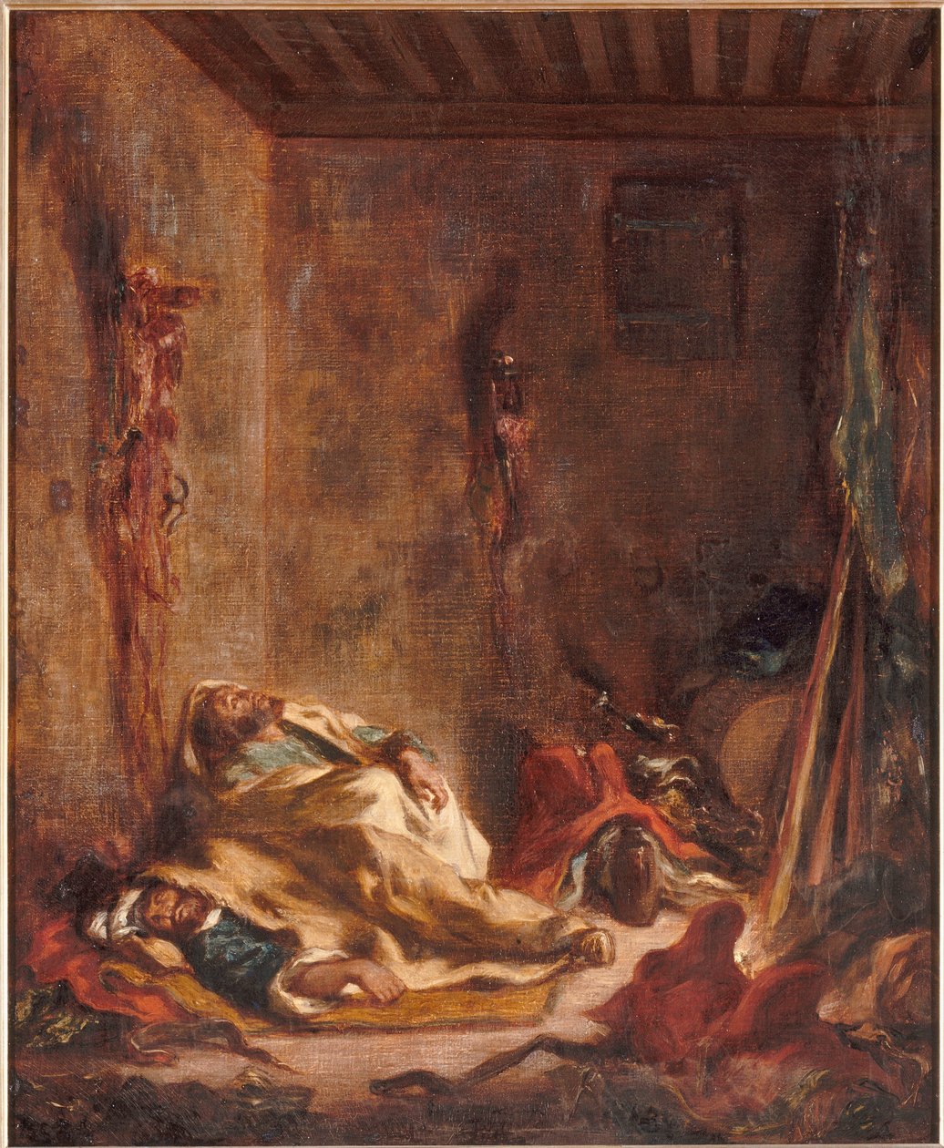 Il corpo di guardia di Meknes da Eugène Delacroix