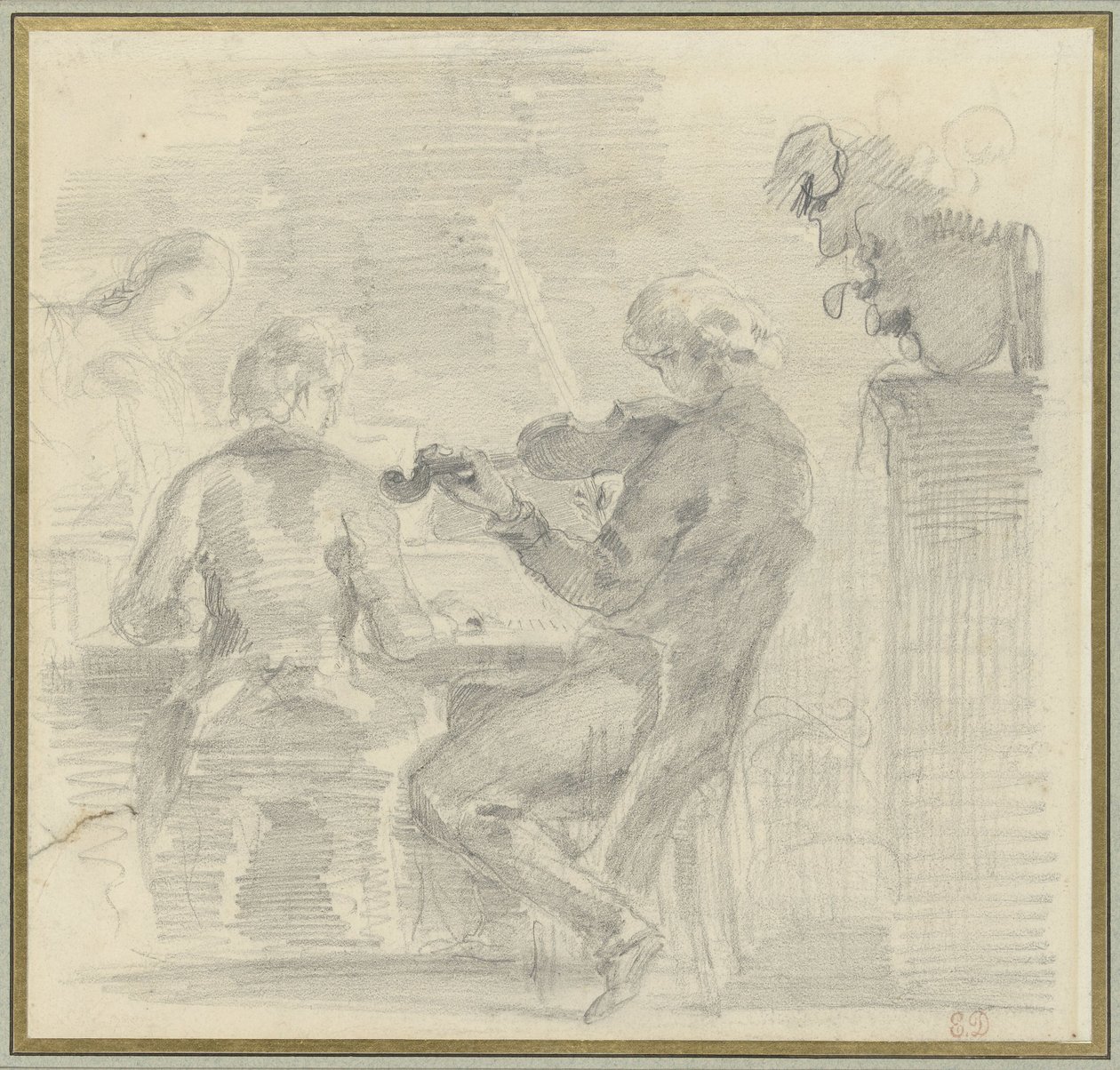 Compagnia musicale da Eugène Delacroix