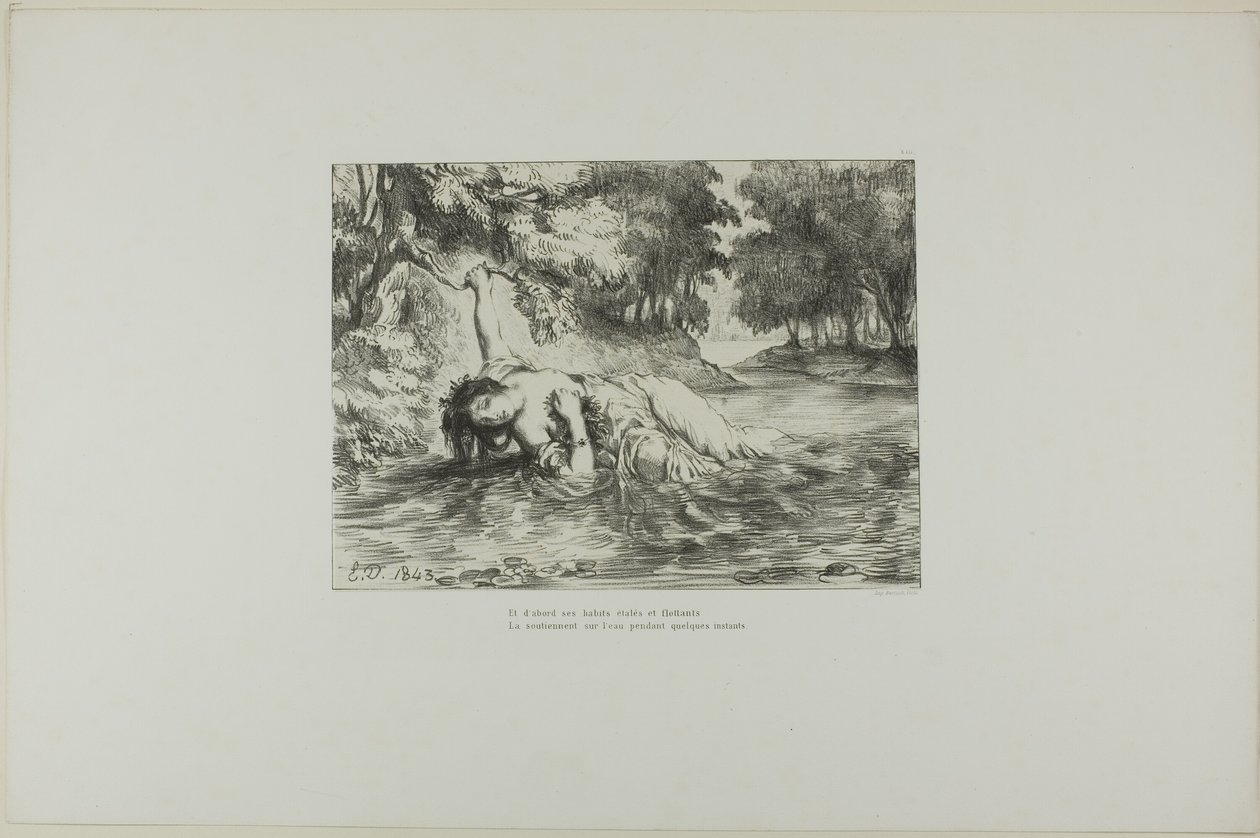 La morte di Ofelia, tavola 13 dell