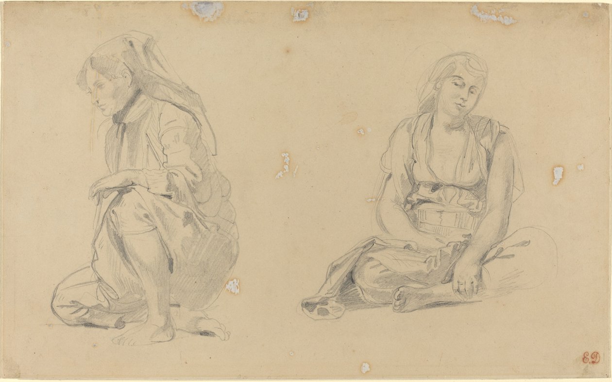 Donne di Algeri da Eugène Delacroix