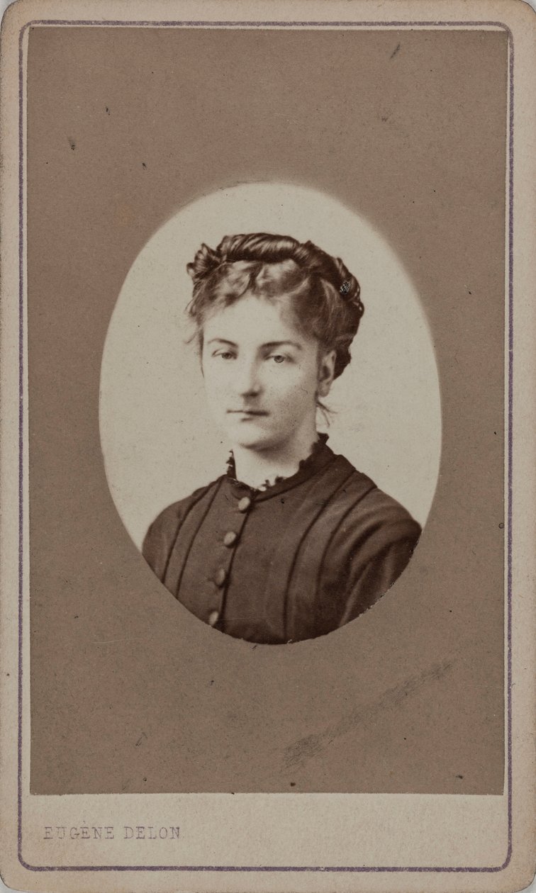 Ritratto di Jane Dieulafoy 1851-1916, c. 1880 da Eugène Delon